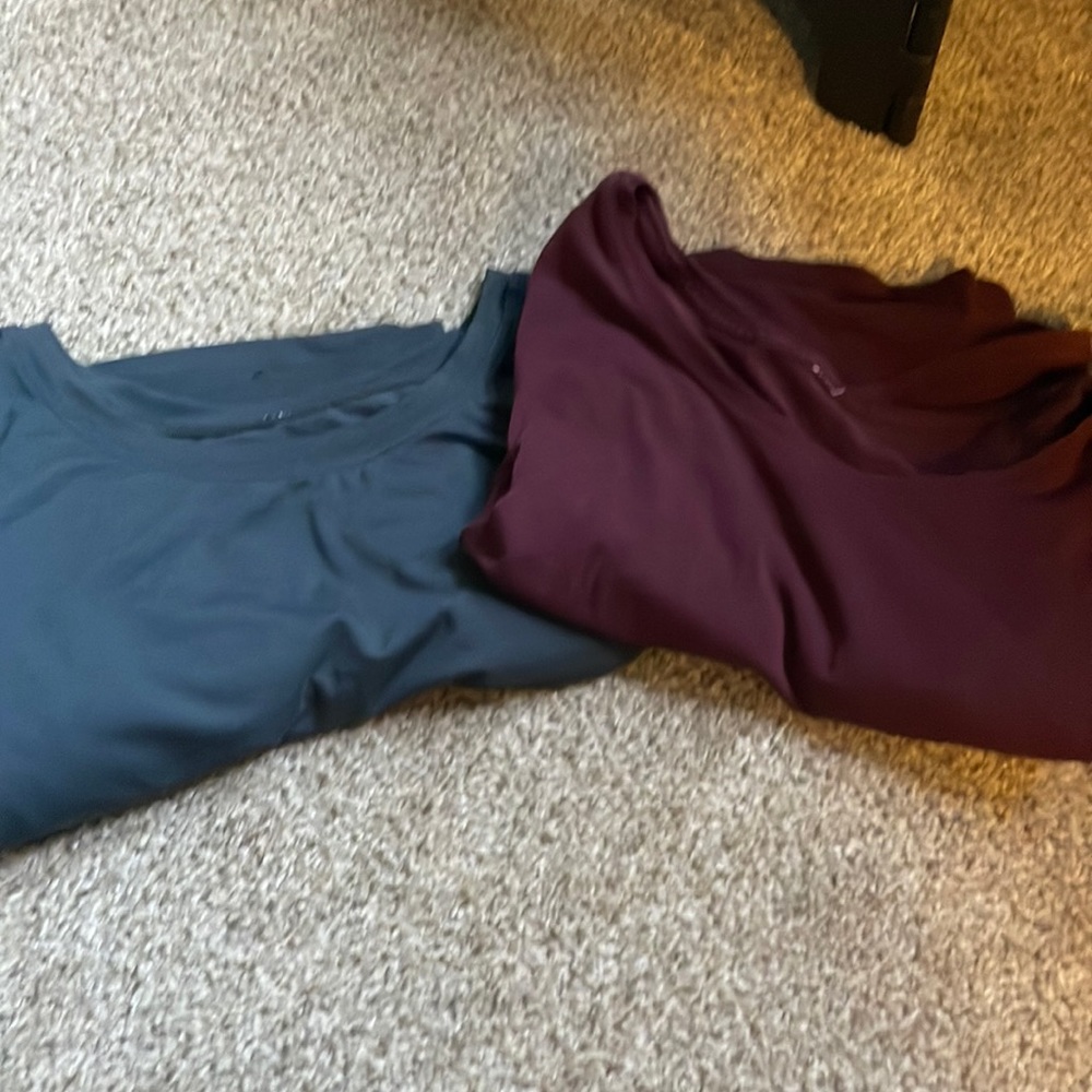 Lululemon love crew tshirts, both size 4